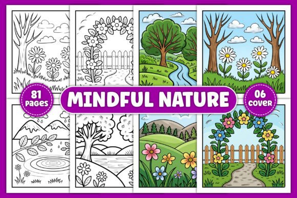 Download Mindful Nature Coloring Pages - Premium Resources