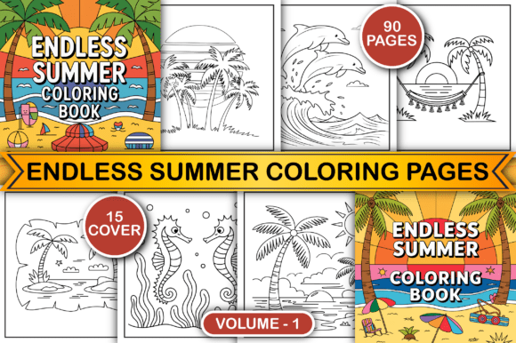 Download Endless Summer Coloring Pages for Adults - Premium Resources