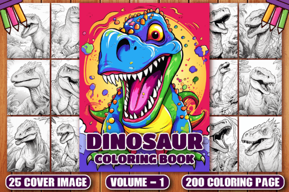 Download 200 Dinosaur Coloring Pages for Adults - Coloring pages for adults Collection
