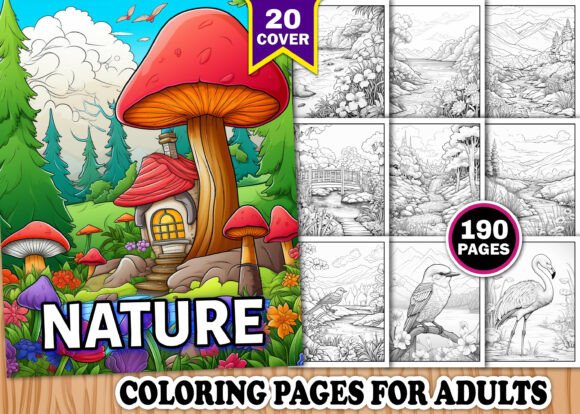 Download Nature Coloring Pages for Adults - Coloring pages for adults Collection