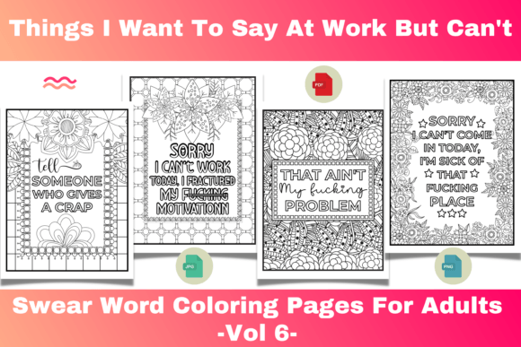 Download Swear Word Coloring Pages for Adults - Coloring pages for adults Collection