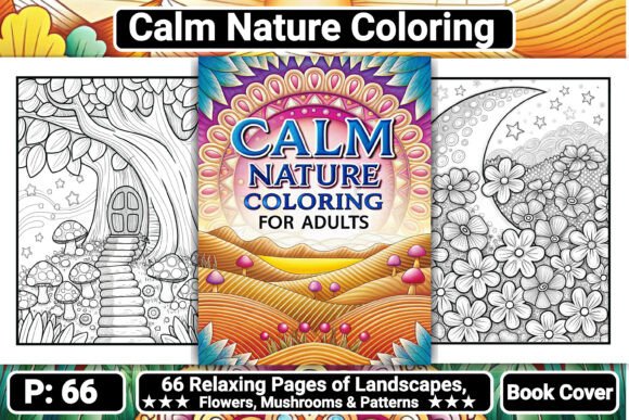 Download Calm Nature Coloring Pages for Adults - Coloring pages for adults Collection