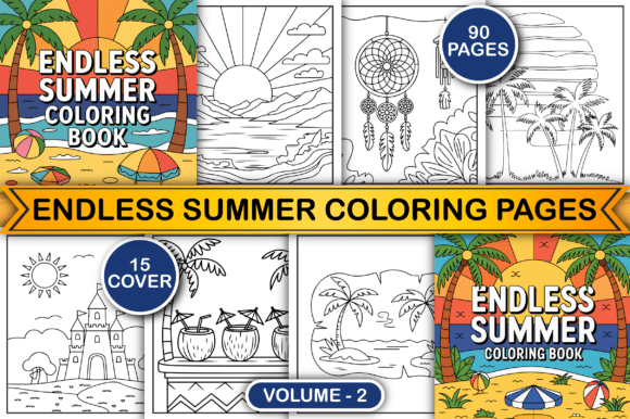 Download Endless Summer Coloring Pages for Adults - Premium Resources
