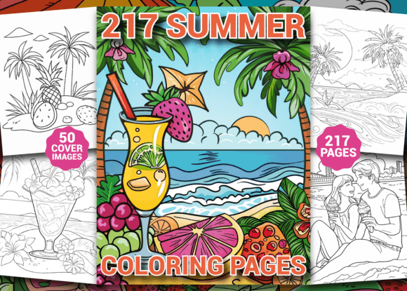 Download 217 Summer Coloring Pages for Adults - Coloring pages for adults Collection