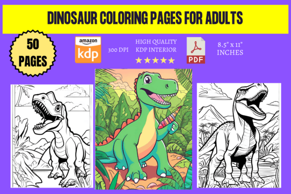 Download Dinosaur Coloring Pages for Adults - Coloring pages for adults Collection