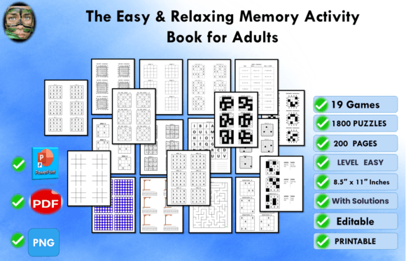 Download The Easy &amp; Relaxing Memory Activity Book - Premium Bundle
