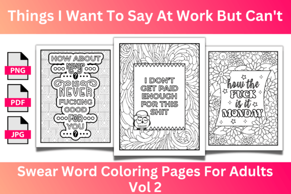 Download Swear Word Coloring Pages for Adults - Coloring pages for adults Collection