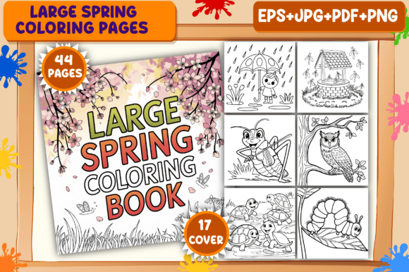 Download Large Spring Coloring Pages for Adults - Premium Resources