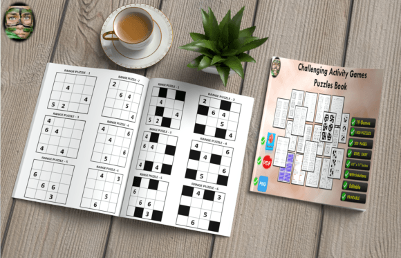 Download Challenging Activity Games Puzzles Book - Premium Resources