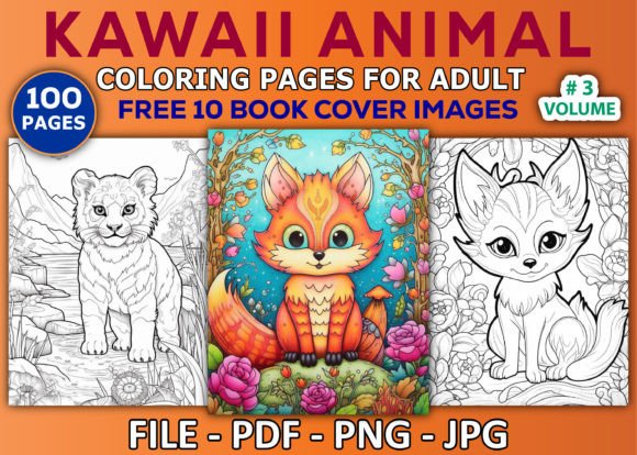 Download Kawaii Animal Coloring Pages for Adults - Coloring pages for adults Collection