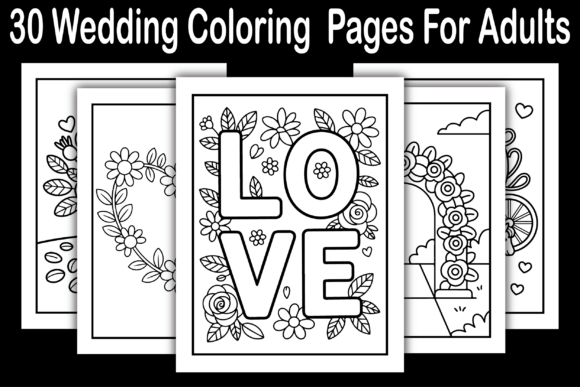 Download 30 Wedding Coloring Pages for Adults - Coloring pages for adults Collection